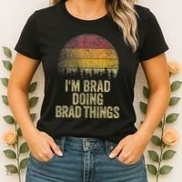 IM Brad Doing Brad Things Funny Retro Humor Name Gag Gift Women's T-Shirt thumb 2