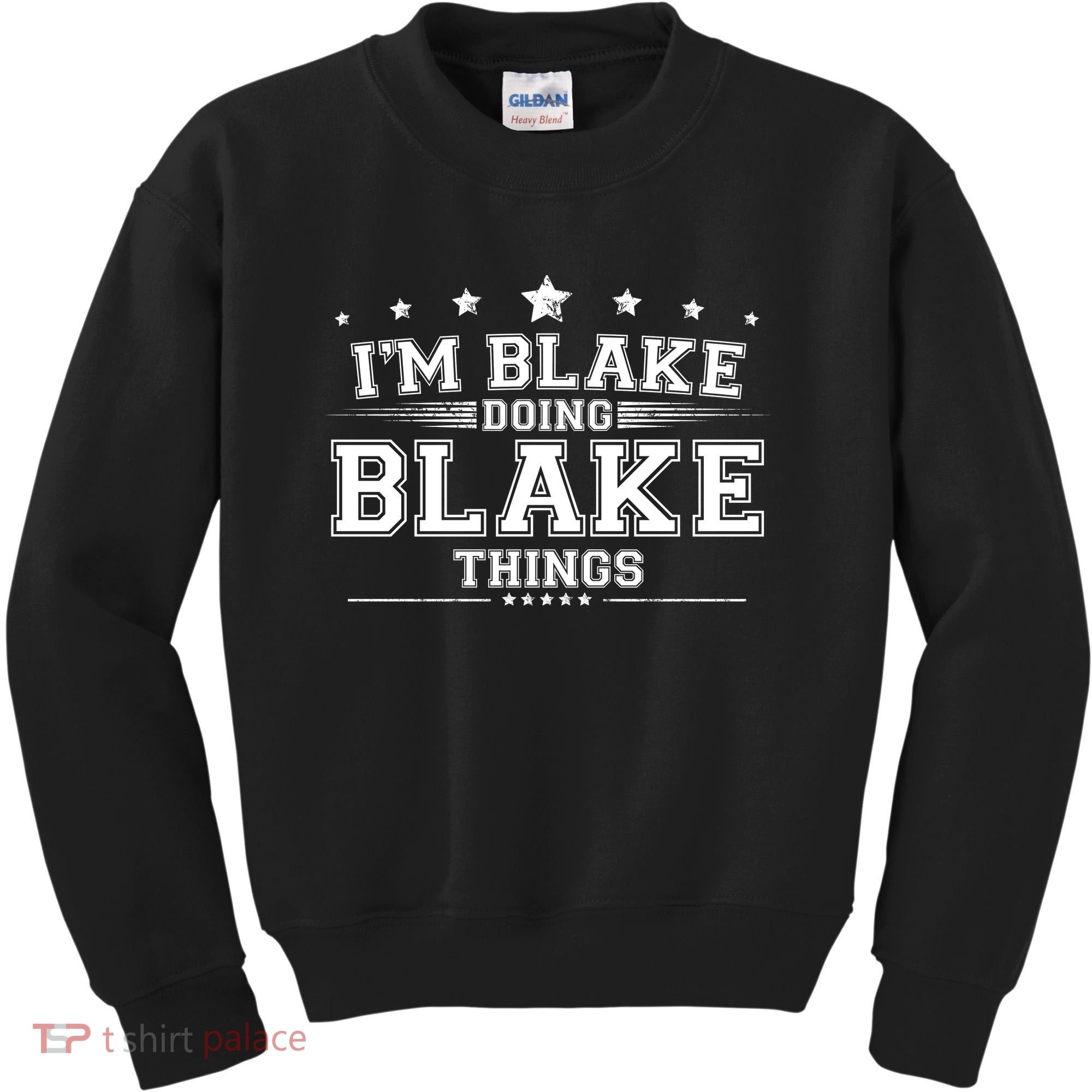Im Blake Doing Blake Things Kids Sweatshirt