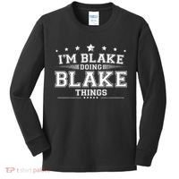 Im Blake Doing Blake Things Kids Long Sleeve Shirt thumb 0