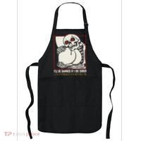 ILl Be Damned If I Die Sober Japanese Funny Skeleton Apron thumb 0
