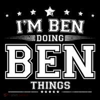 Im Ben Doing Ben Things T-Shirt thumb 7