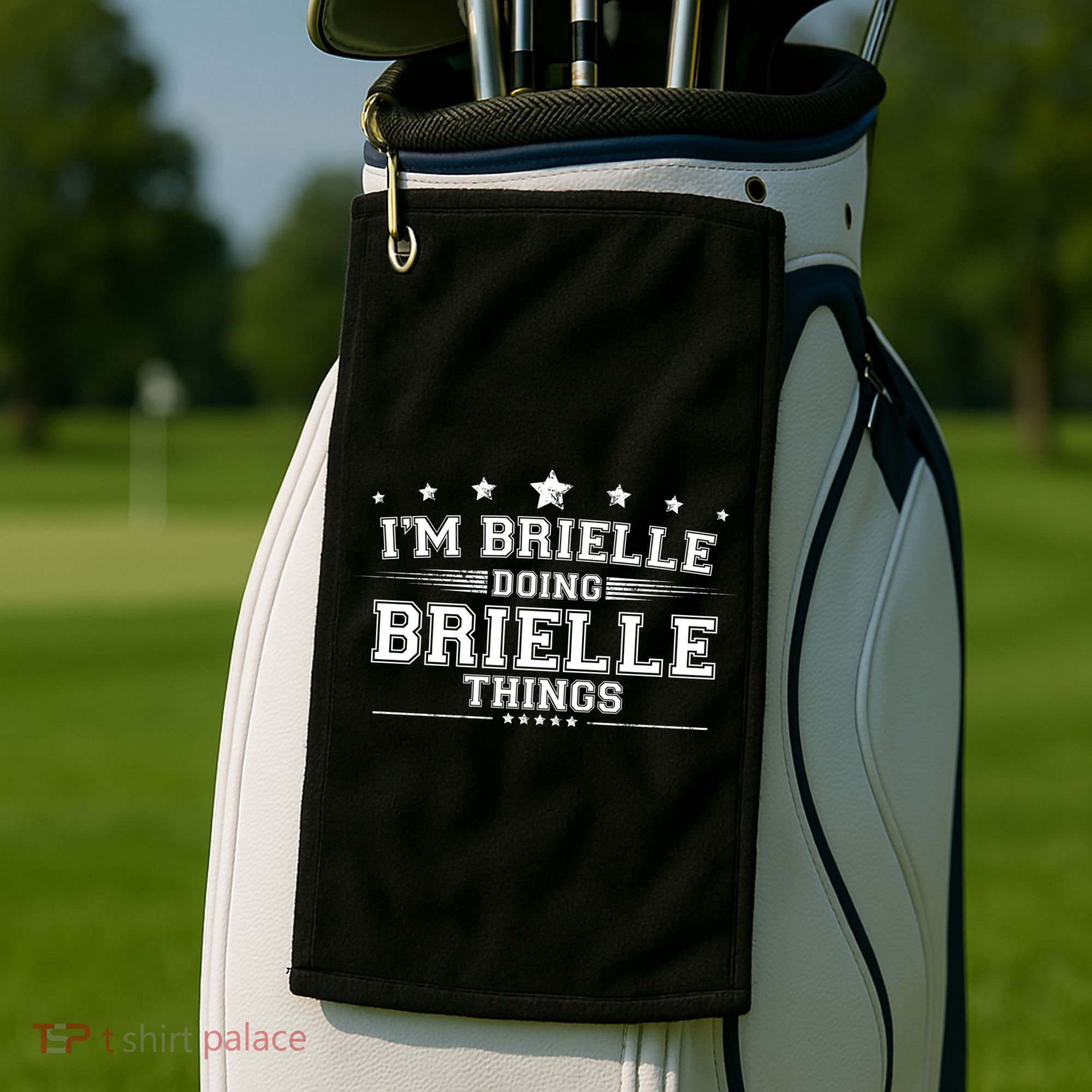Im Brielle Doing Brielle Things Golf Towel