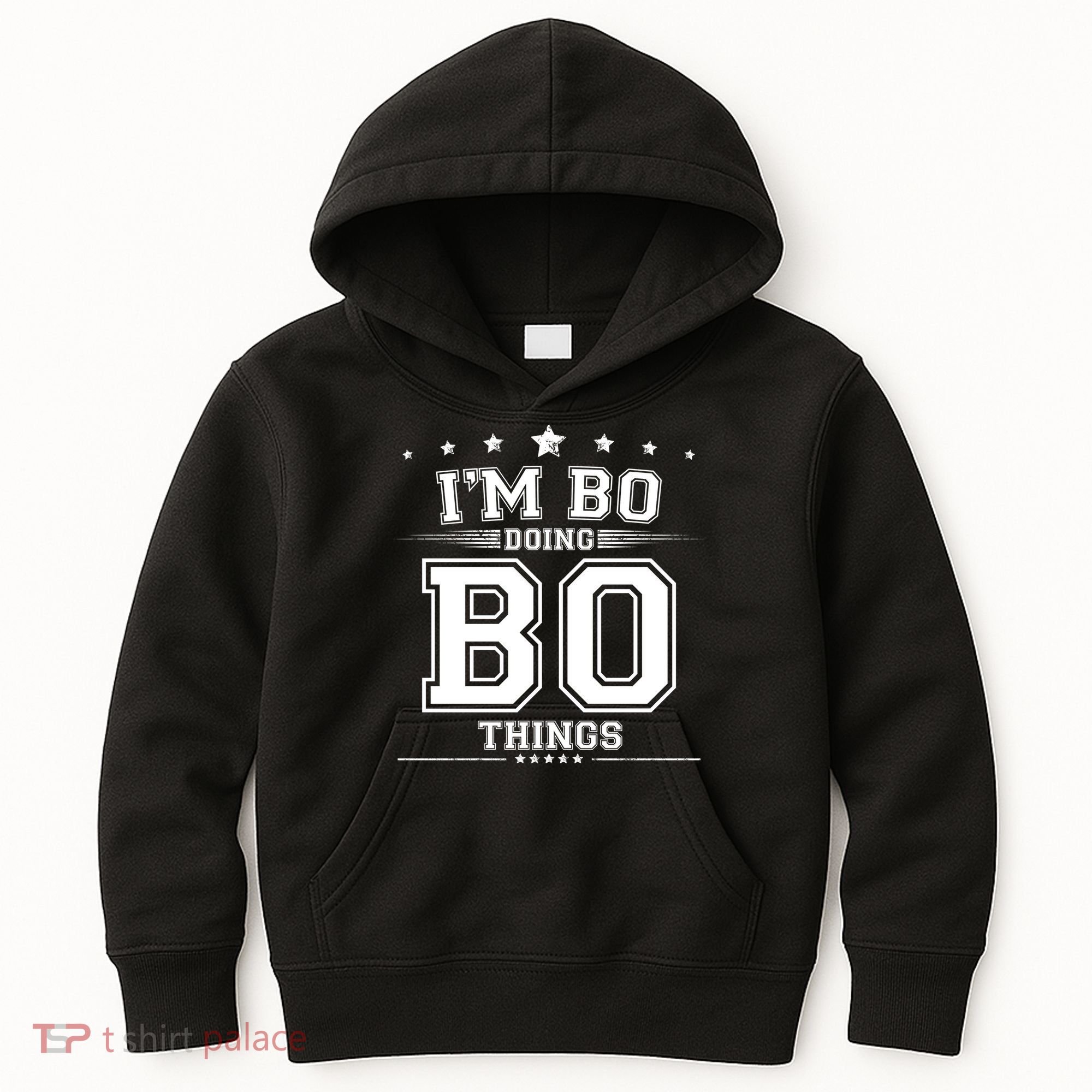 Im Bo Doing Bo Things Kids Hoodie