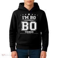 Im Bo Doing Bo Things Kids Hoodie thumb 4