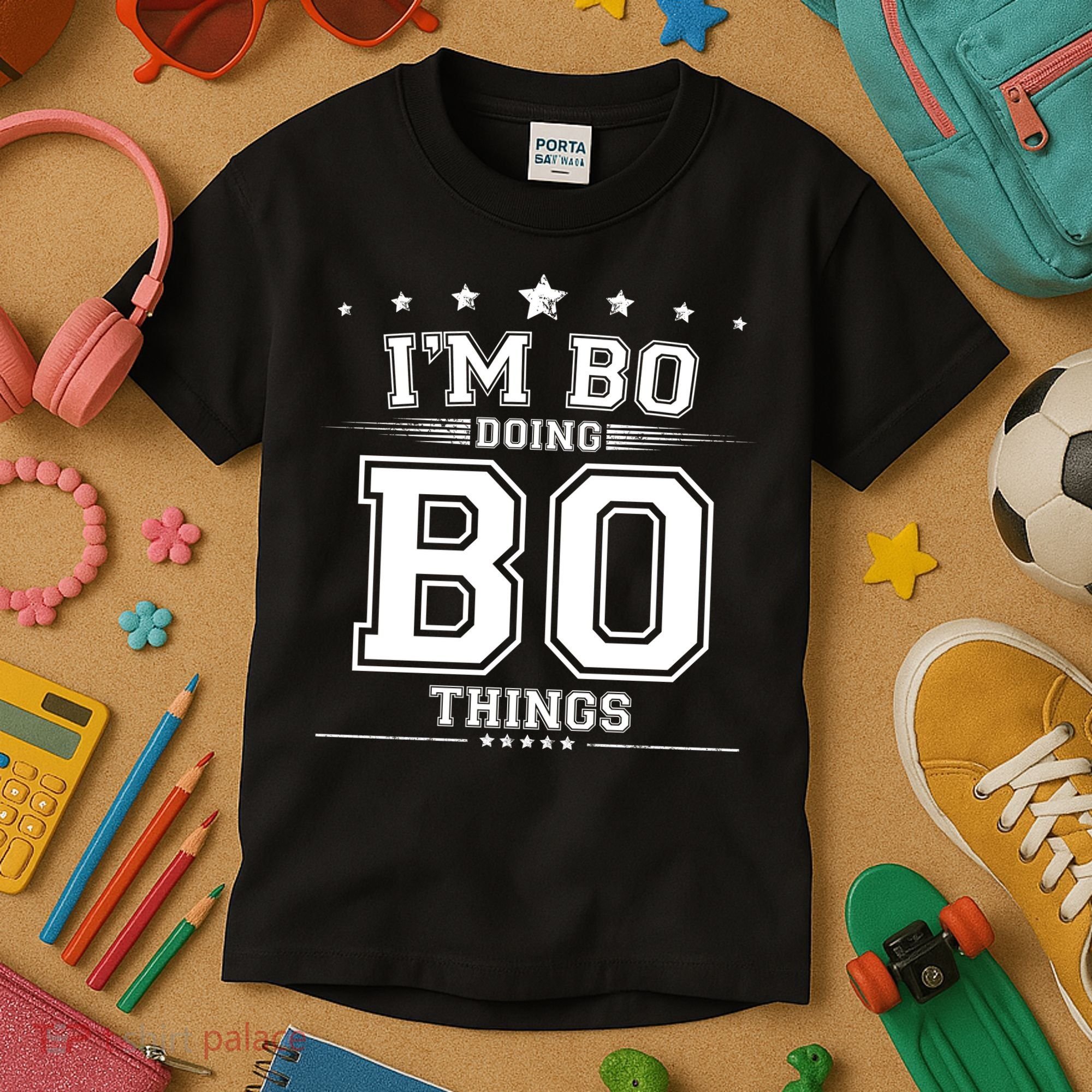 Im Bo Doing Bo Things Kids T-Shirt