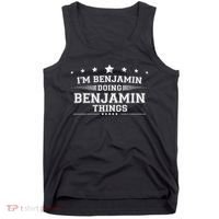 Im Benjamin Doing Benjamin Things Tank Top thumb 0