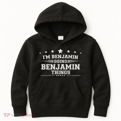 Im Benjamin Doing Benjamin Things Kids Hoodie