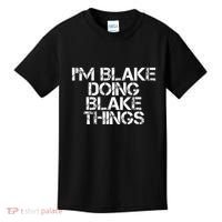 IM Blake Doing Blake Things Funny Birthday Name Gift Idea Kids T-Shirt thumb 0