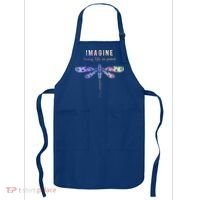 Imagine Boho Dragonfly Tee 60s 70s Retro Groovy Hippy Vibes Funny Gift Apron thumb 0