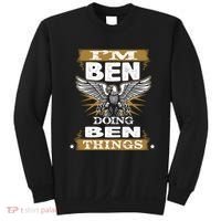 I'm Ben Doing Ben Things Sweatshirt thumb 0