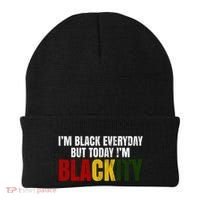 Im Black Everyday But Today Im Blackity Juneteenth Beanie thumb 0