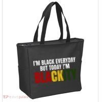 Im Black Everyday But Today Im Blackity Juneteenth Tote Bag thumb 2