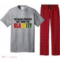 Im Black Everyday But Today Im Blackity Juneteenth Pajama Set thumb 0