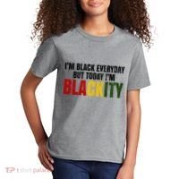 Im Black Everyday But Today Im Blackity Juneteenth Kids T-Shirt thumb 2