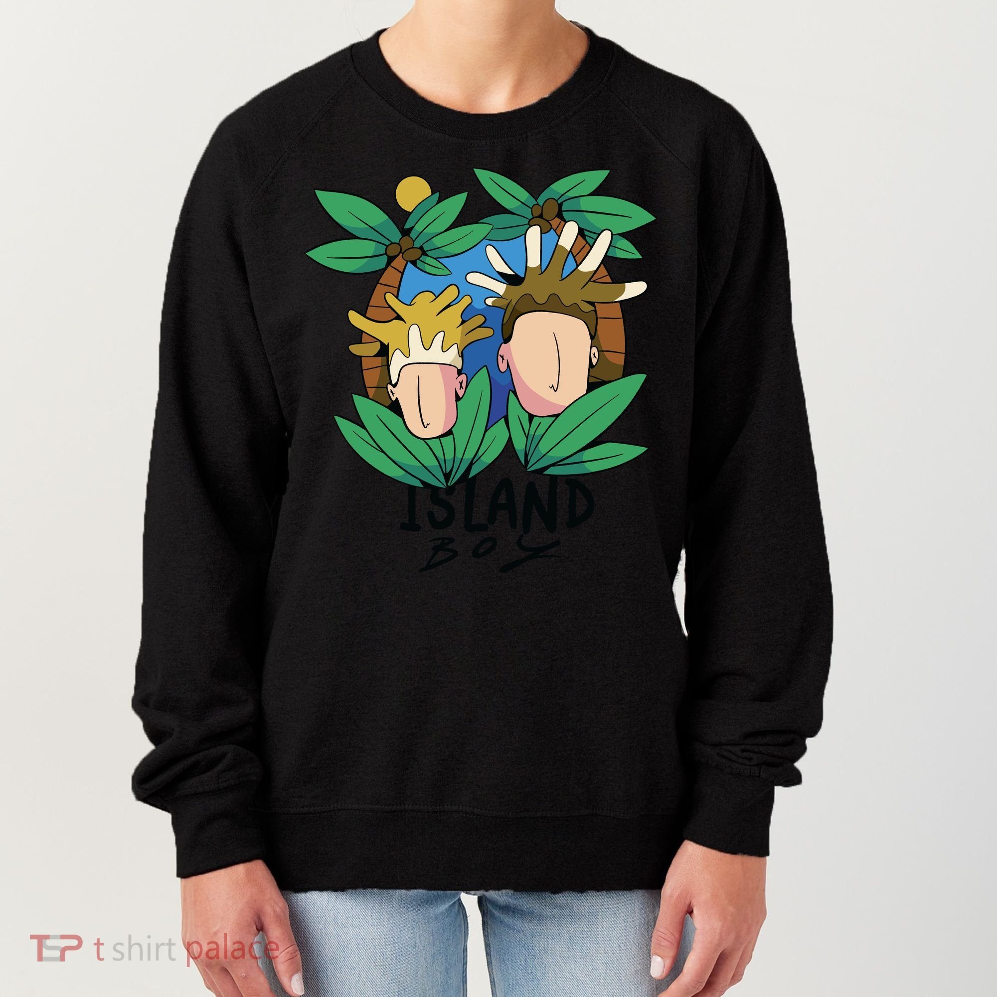 Island Boy Funny Women's Sweatshirt