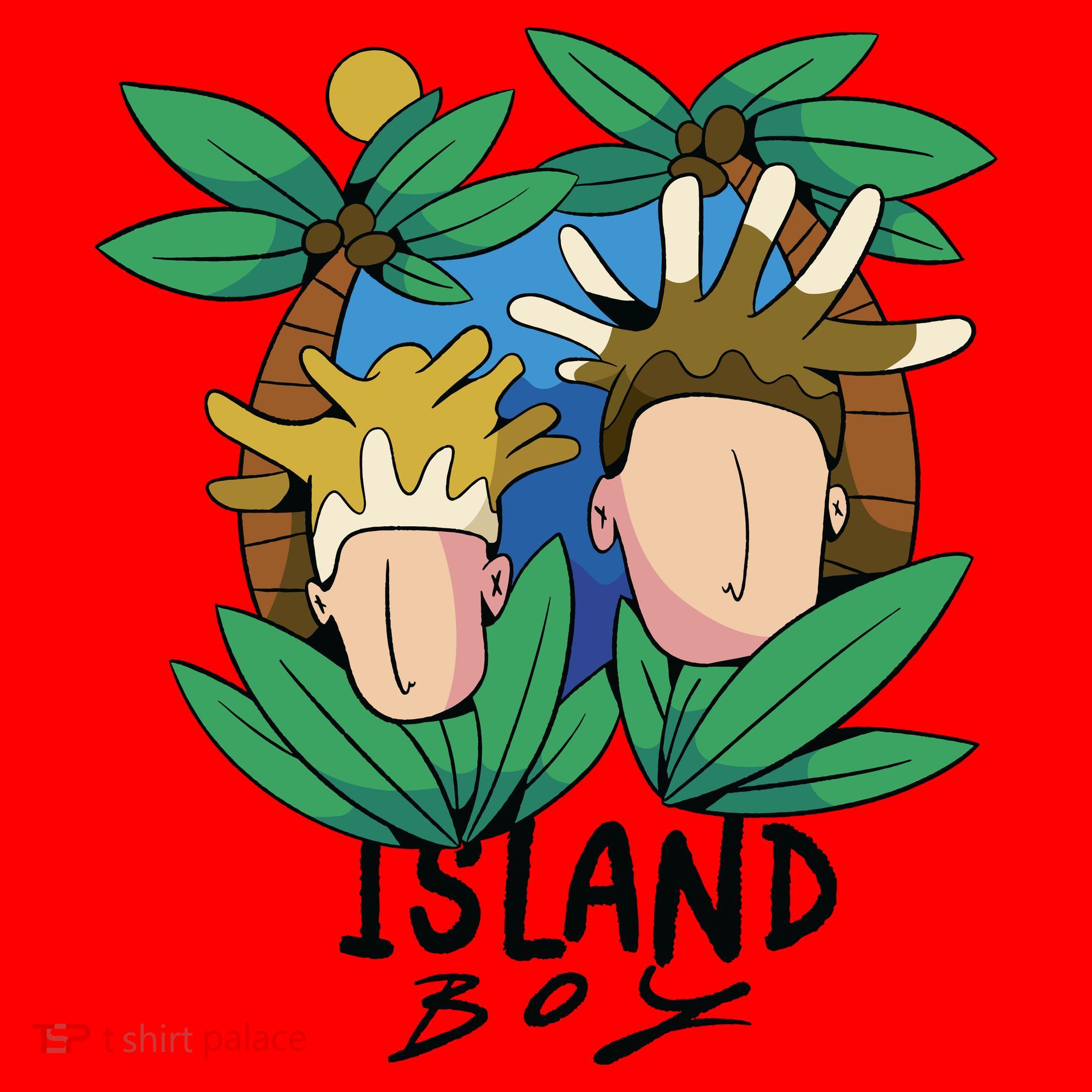 Island Boy Funny Santa Hat