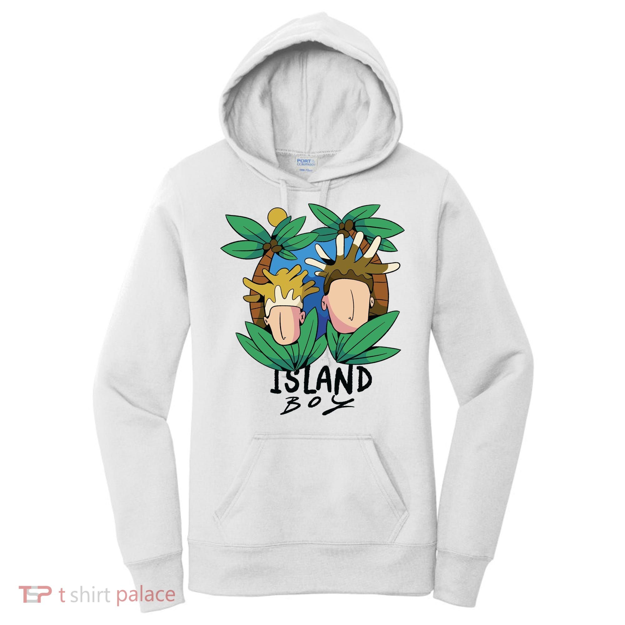 Island Boy Funny Women's Hoodie