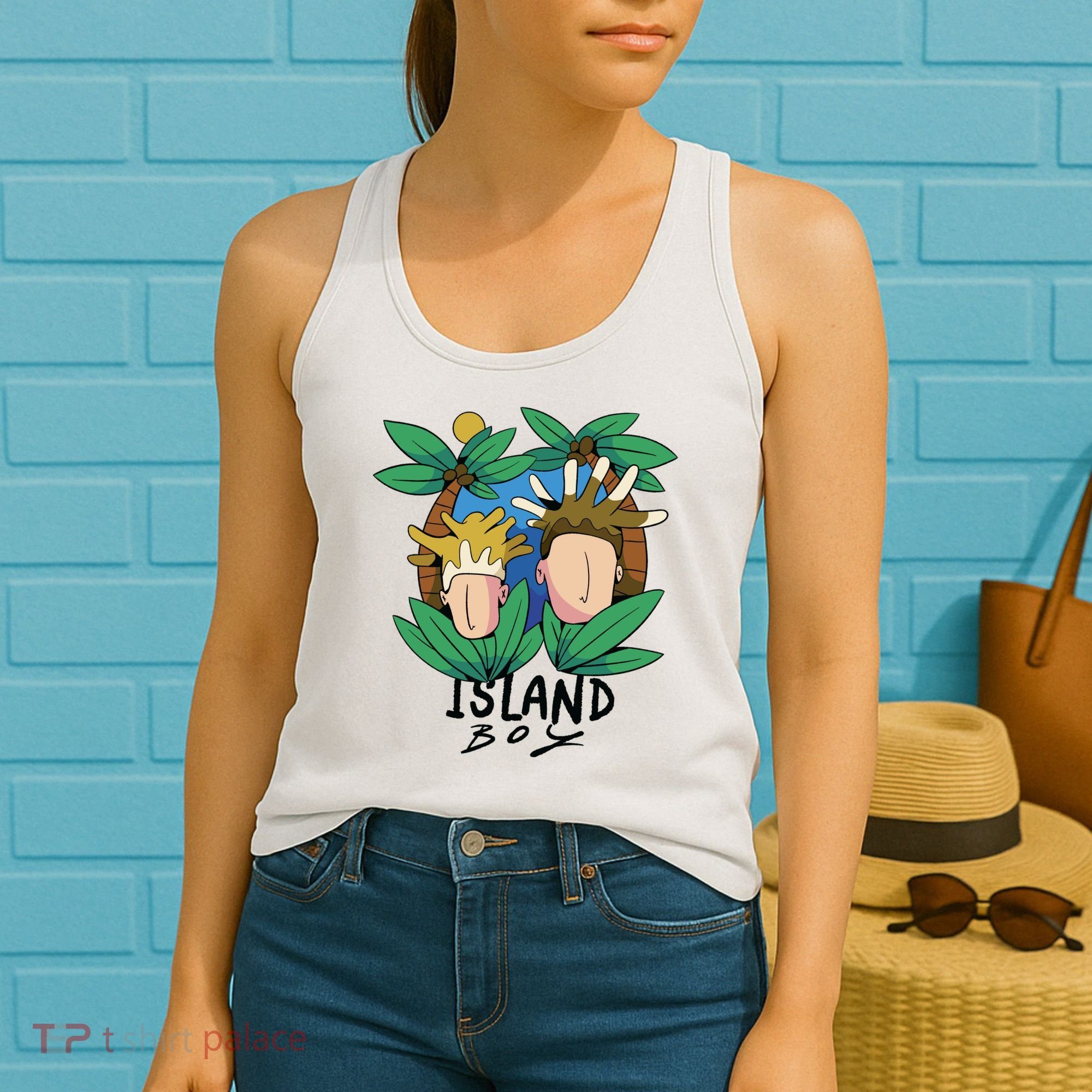 Island Boy Funny Women's Tank Top
