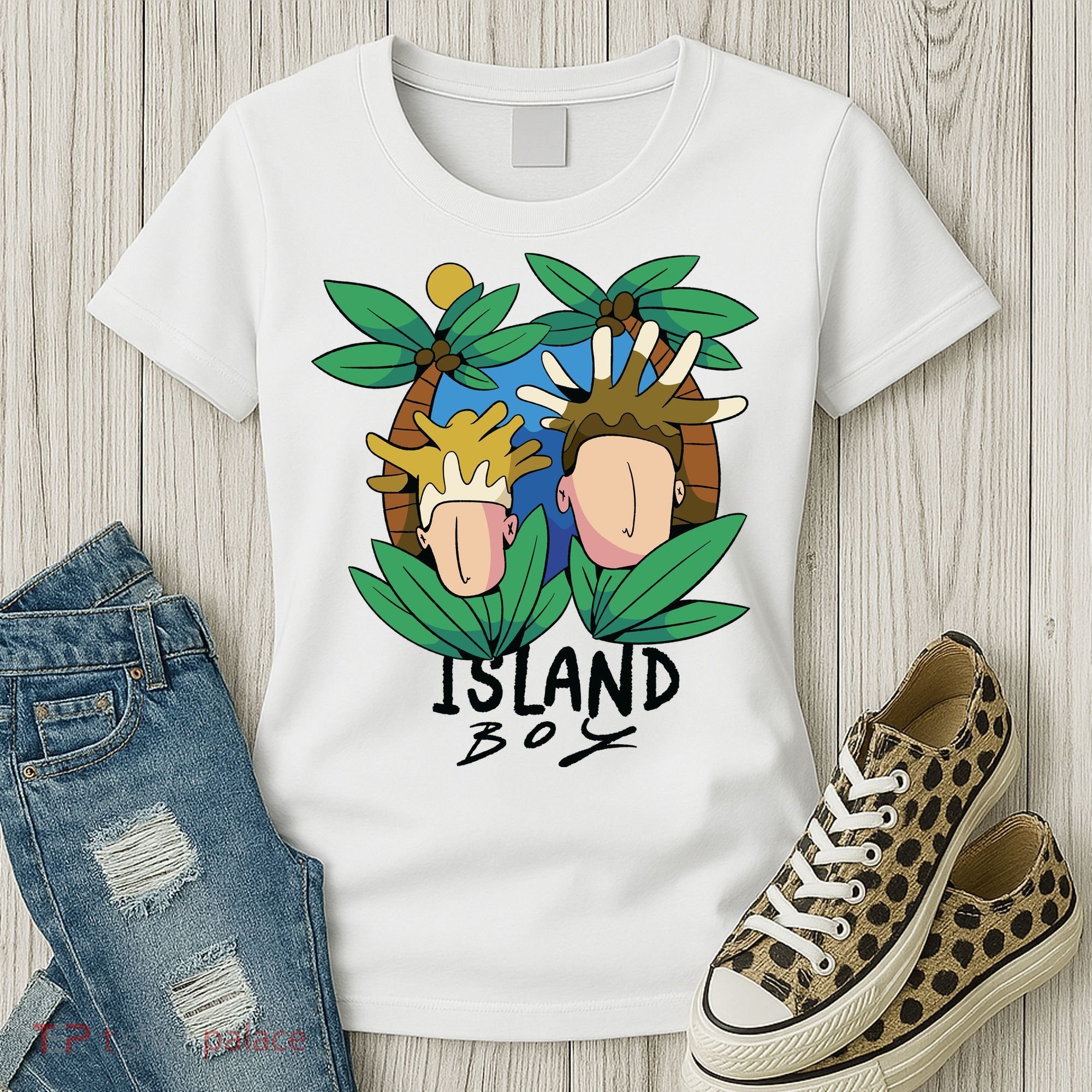 Island Boy Funny Women's T-Shirt