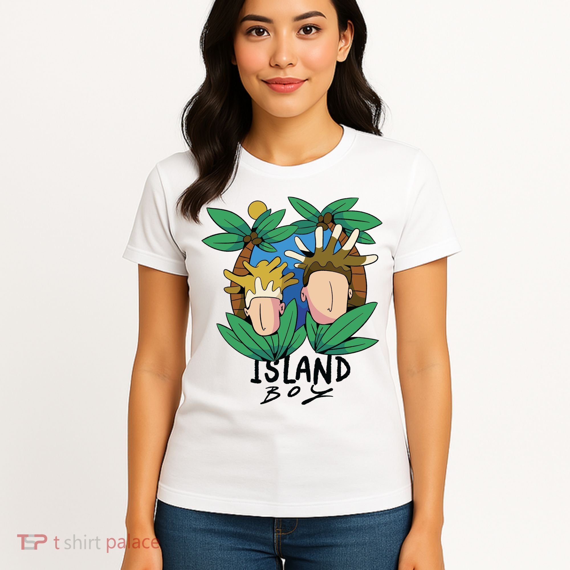 Island Boy Funny Women's T-Shirt