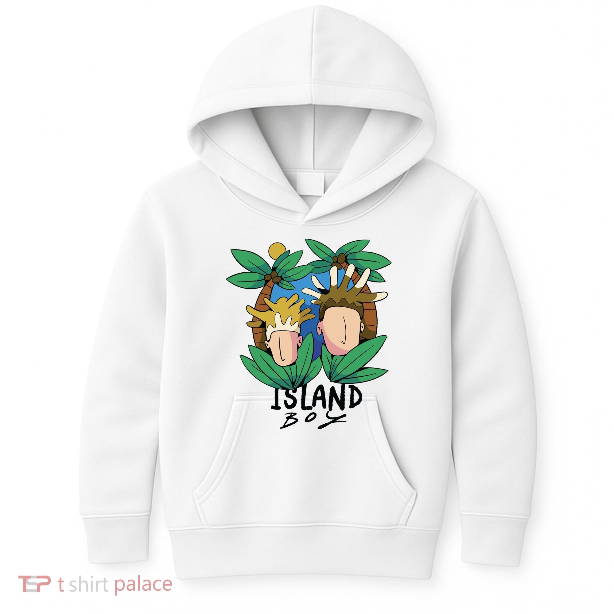 Island Boy Funny Kids Hoodie