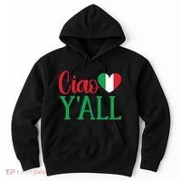 Italy Born Funny Ciao YAll Real Italian Hoodie thumb 0