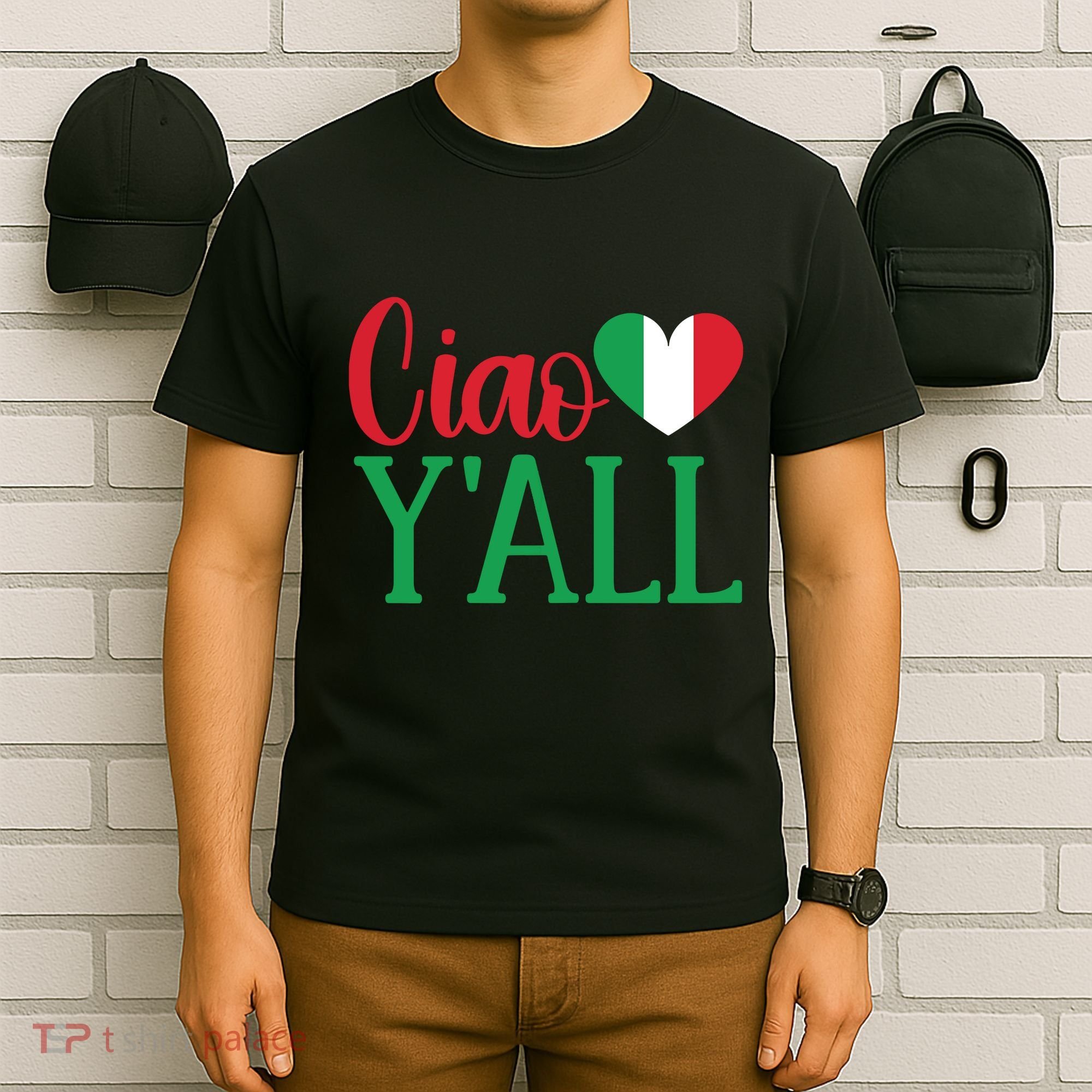 Italy Born Funny Ciao YAll Real Italian T-Shirt