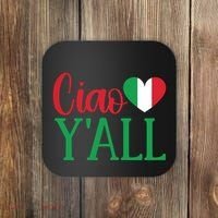 Italy Born Funny Ciao YAll Real Italian Coaster thumb 0