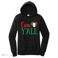 Italy Born Funny Ciao YAll Real Italian Women's Hoodie thumb 0