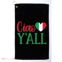 Italy Born Funny Ciao YAll Real Italian Golf Towel thumb 0