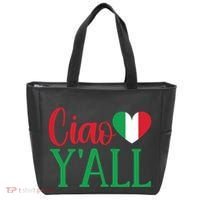 Italy Born Funny Ciao YAll Real Italian Tote Bag thumb 0