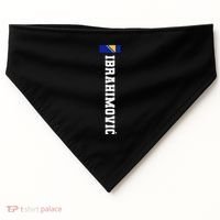 Ibrahimovic Bosnia Flag Last Name Coat Of Arm Emblem Crest USA-Made Doggie Bandana thumb 0