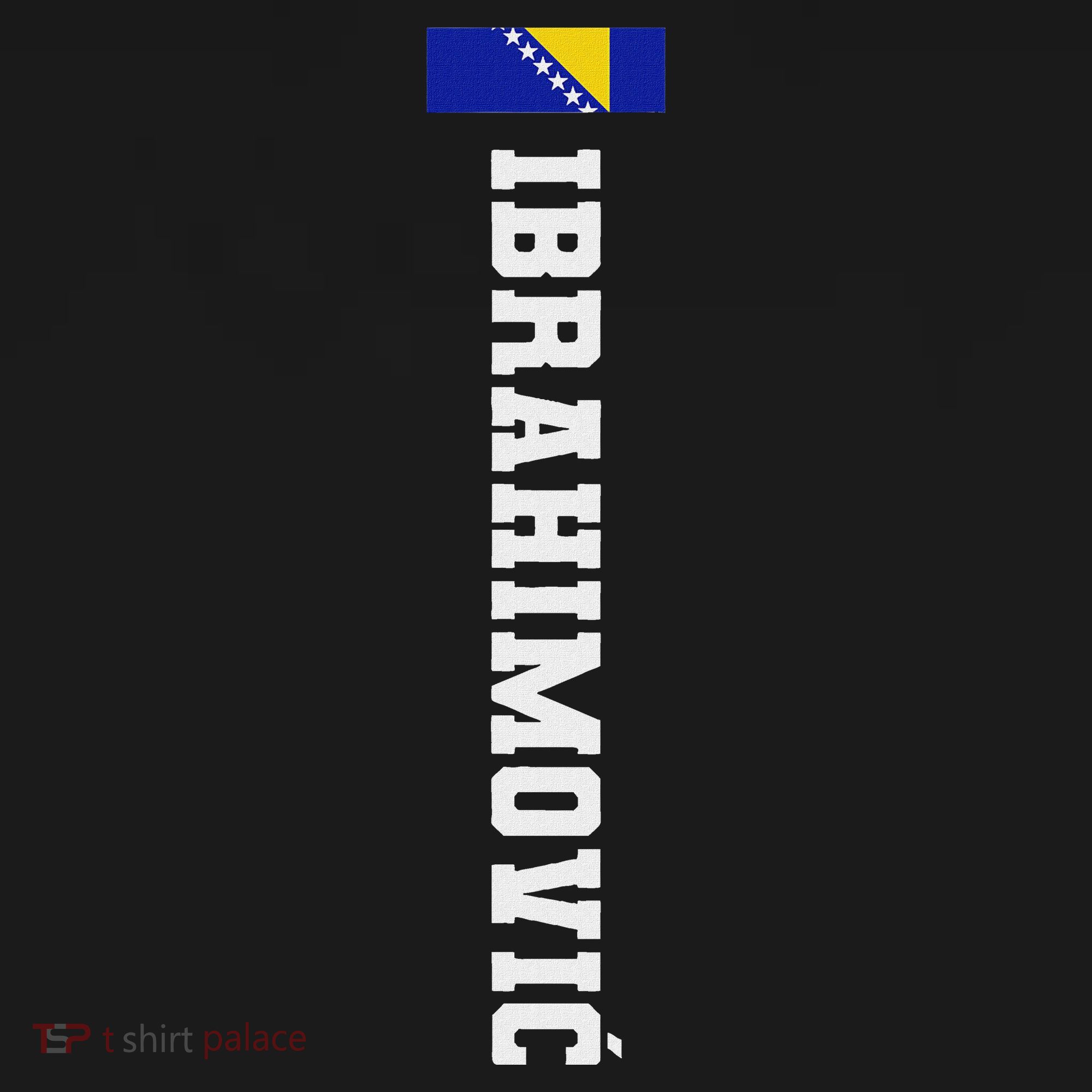 Ibrahimovic Bosnia Flag Last Name Coat Of Arm Emblem Crest Apron