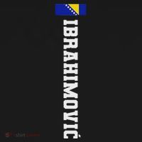 Ibrahimovic Bosnia Flag Last Name Coat Of Arm Emblem Crest Sweatshirt thumb 3