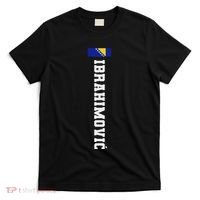 Ibrahimovic Bosnia Flag Last Name Coat Of Arm Emblem Crest T-Shirt thumb 0