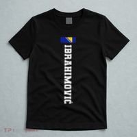 Ibrahimovic Bosnia Flag Last Name Coat Of Arm Emblem Crest T-Shirt thumb 5