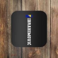 Ibrahimovic Bosnia Flag Last Name Coat Of Arm Emblem Crest Coaster thumb 0