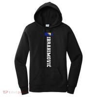 Ibrahimovic Bosnia Flag Last Name Coat Of Arm Emblem Crest Women's Hoodie thumb 0