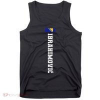 Ibrahimovic Bosnia Flag Last Name Coat Of Arm Emblem Crest Tank Top thumb 0