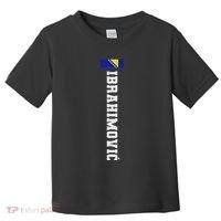 Ibrahimovic Bosnia Flag Last Name Coat Of Arm Emblem Crest Toddler T-Shirt thumb 0