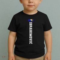 Ibrahimovic Bosnia Flag Last Name Coat Of Arm Emblem Crest Toddler T-Shirt thumb 2