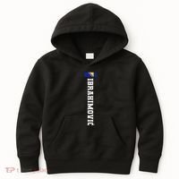 Ibrahimovic Bosnia Flag Last Name Coat Of Arm Emblem Crest Kids Hoodie thumb 0