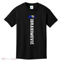 Ibrahimovic Bosnia Flag Last Name Coat Of Arm Emblem Crest Kids T-Shirt thumb 0