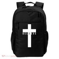 I Believe Faith Christian Cross Backpack thumb 0