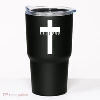 I Believe Faith Christian Cross Tumbler thumb 0
