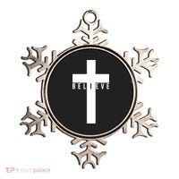 I Believe Faith Christian Cross Ornament thumb 0