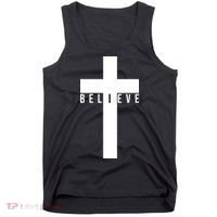 I Believe Faith Christian Cross Tank Top thumb 0