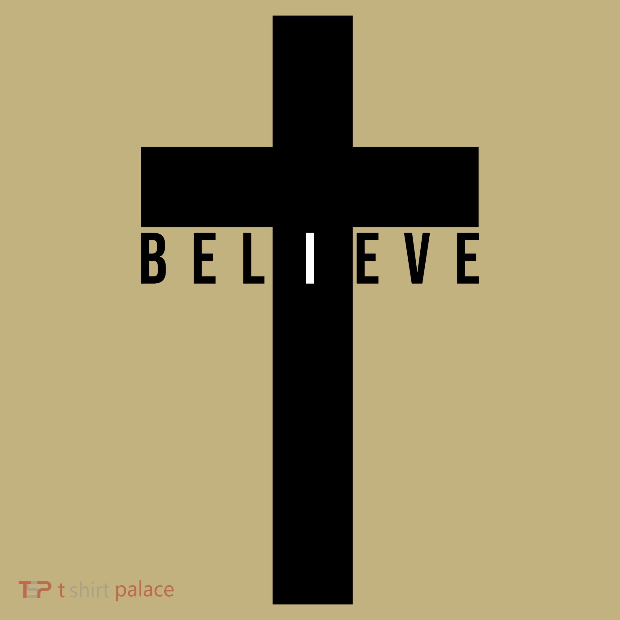 I Believe Faith Christian Cross Hoodie