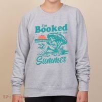 Im Booked For The Summer Book Girl Summer Coquette Women's Sweatshirt thumb 0