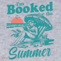 Im Booked For The Summer Book Girl Summer Coquette Women's Sweatshirt thumb 2